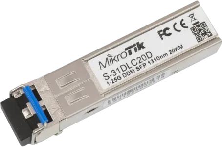 MikroTik S-31DLC20D SFP 1.25G Module 20KM Single SFP Transceiver