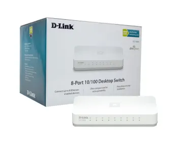 D-Link DES-1008C/B 8 Port 10/100Base-T Unmanaged Switch