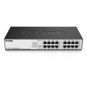 D-Link DGS-1016D/B 16-Port 10/100/1000Base-T Unmanaged Switch