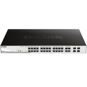 D-Link DGS-F1210-26PS-E - 24 port Managed Gigabit Switch - DGS-F1210-26PS
