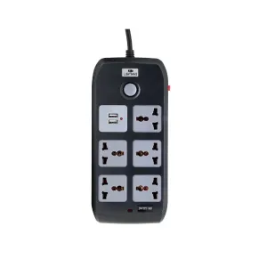 Lightwave Power Extension 5 Universal Socket 2 USB – LW EXT-52U