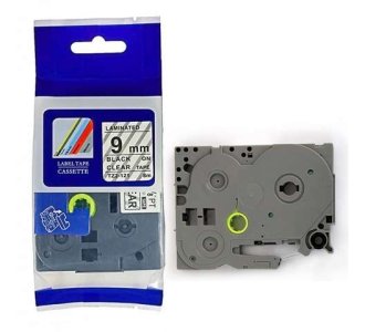 Brother TZe-221 9mm x 8m Black on White Label Tape Compatible