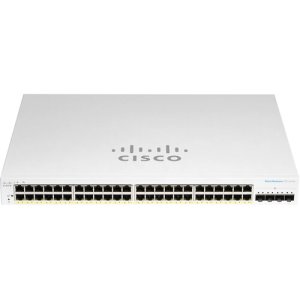 Cisco Business CBS350-48P-4G 48-Port Gigabit PoE Managed Network Switch