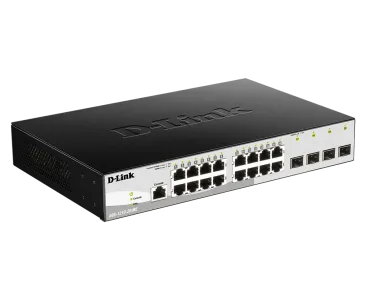 D-Link 16 10/100/1000Base-T Ports + 4-DGS-1210-20