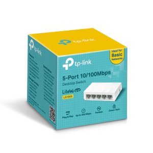 TP-Link TL-LS1005 5-Port 10/100Mbps Desktop Network Switch
