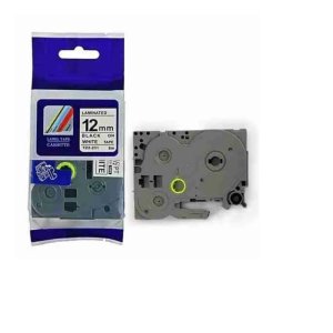 Brother TZe-231 12mm x 8m Black on White Label Tape