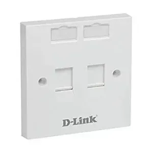 D-Link NFP-0WHI11 Single Faceplate with Shutter & ID Plate - White