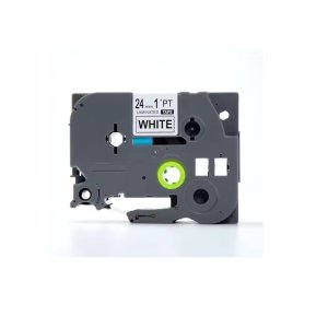 Brother TZe-251 24mm x 8m Black on White Label Tape