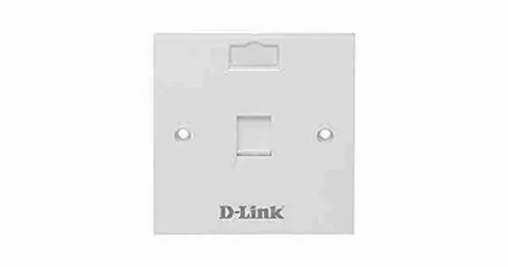 D-Link NFP-0WHI11 Single Faceplate with Shutter & ID Plate - White
