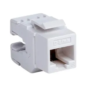 D-Link NKJ-C6WHI1B21 Cat6 UTP Keystone Jack, WHI