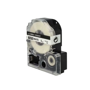 Epson 9mm x 8m Black on White Tape