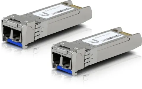Ubiquiti UFiber SFP+ Single-Mode Module 10Gbps 10km 2-Pack (UACC-OM-SM-10G-D-2)