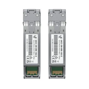 Ubiquiti UFiber Multi-Mode Transceiver Module 10Gbps 850nm 2-Pack (UACC-OM-MM-10G-D-2)