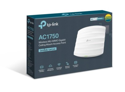 TP-Link AC1750 Wireless MU-MIMO Gigabit Ceiling Mount Access Point –TL-EAP245