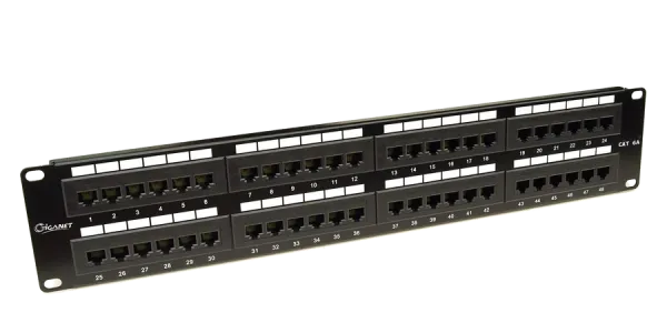 Giganet GN-C6-PP-24 Category 6 UTP 19" 24 Port Patch Panel