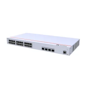 Huawei  L2+ (static router), 24*10/100/1000BASE-T ports, 4*GE SFP ports, POE+(370W),