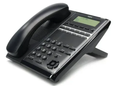 NEC IP7WW-12TXH-B1 BE117451 12 Button Display Speaker Telephone Black Console