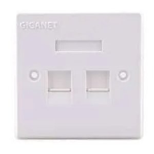 GIGANET DUAL FACEPLATE