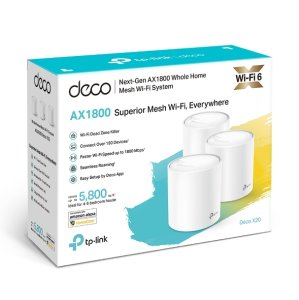 TP-Link  AX1800 Whole Home Mesh Wi-Fi 6 System-Deco X20 (3-pack)