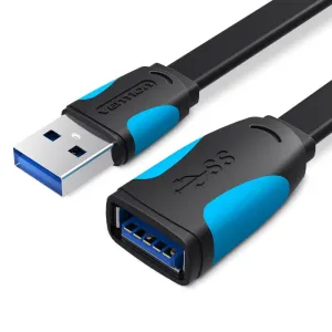 Vention USB 3.0 A Male to A Female Extension Cable 1.5M Black PVC Type-CBHBG