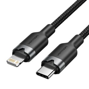 Vention USB 2.0 A Male to Micro-B Male 3A Cable 2M Black-COLBH