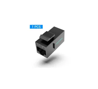 Vention Cat.6 UTP Keystone Jack Coupler Black-IPGB0