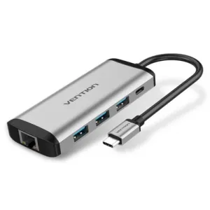 Vention USB-C Multi-functional 5 in 1 Docking Station-TFGHB