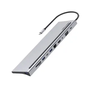 Vention USB C Multi-function 12 in 1 Docking Station-THSHC