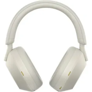 Sony WH-1000XM5 Noise-Canceling Wireless Over-Ear Headphones (Silver)