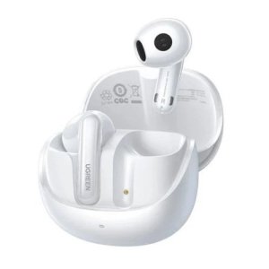 UGREEN HiTune H6 Pro Hybrid Active Noise-Cancelling Earbuds - White - WS203